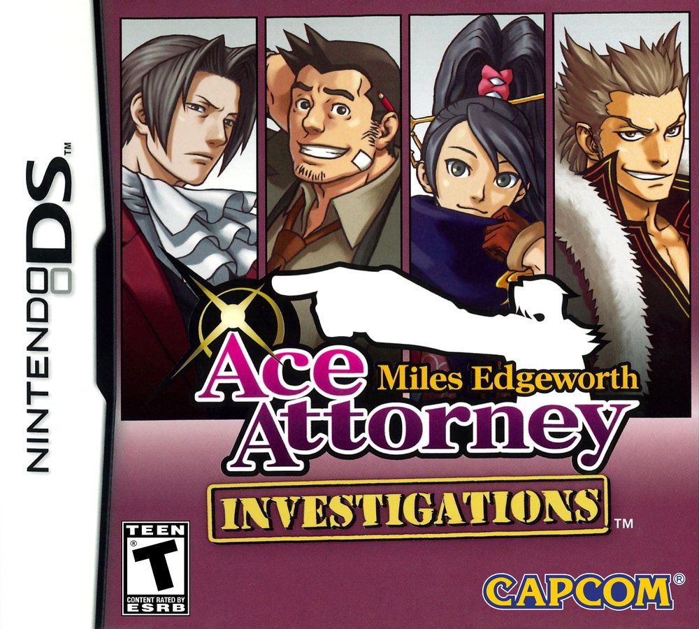 Ace Attorney Investigations - Miles Edgeworth Box Art - Front