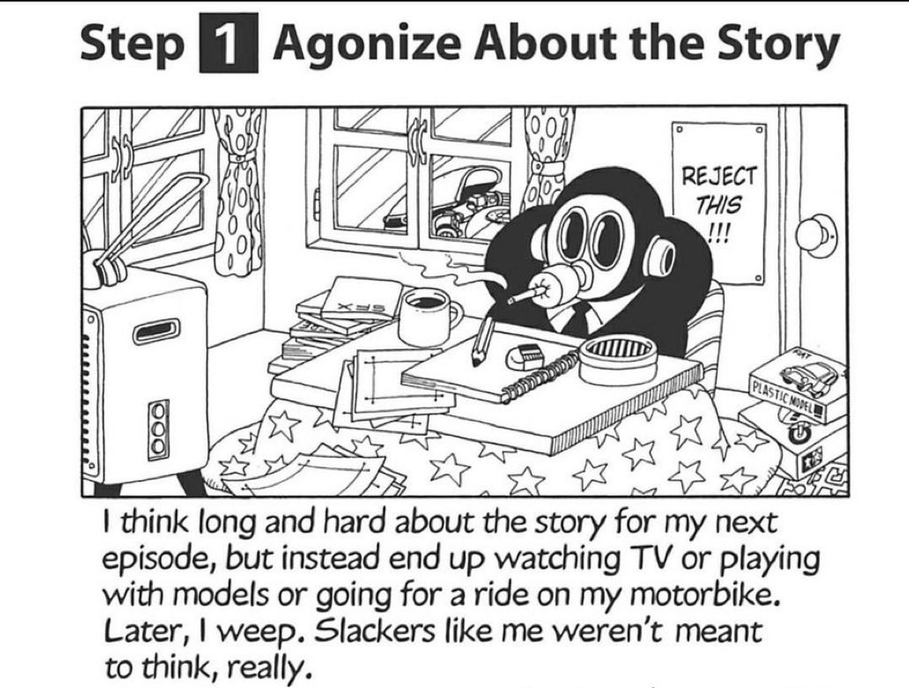 Akira Toriyama Step 1 Agonize About the Story
