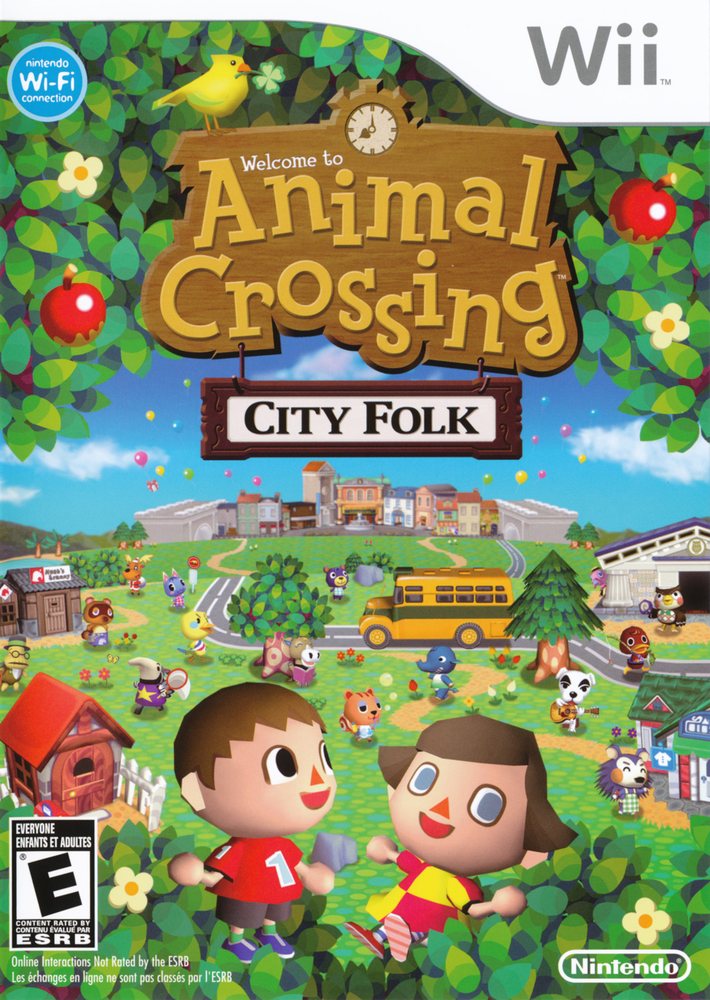 Animal Crossing - City Folk Box Art - Front