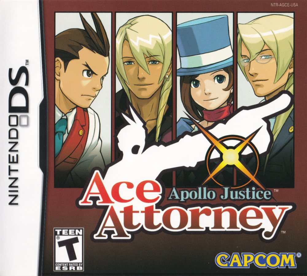 Apollo Justice - Ace Attorney Box Art - Front