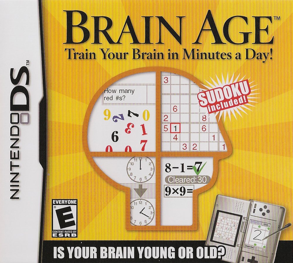 Brain Age Box Art - Front