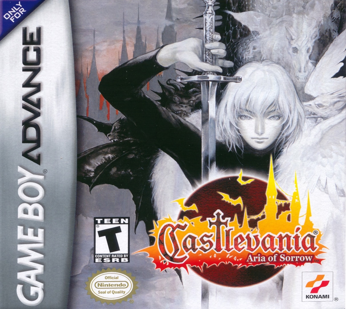 Castlevania - Aria of Sorrow Box Art - Front