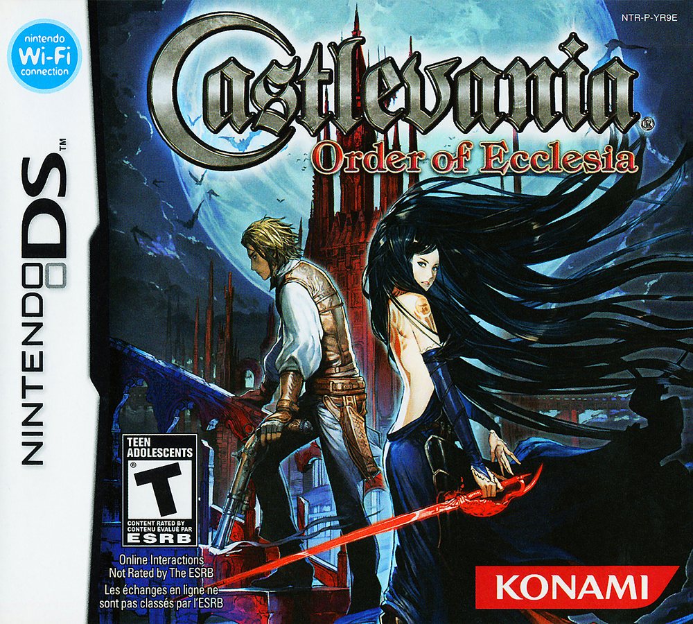 Castlevania - Order of Ecclesia Box Art - Front