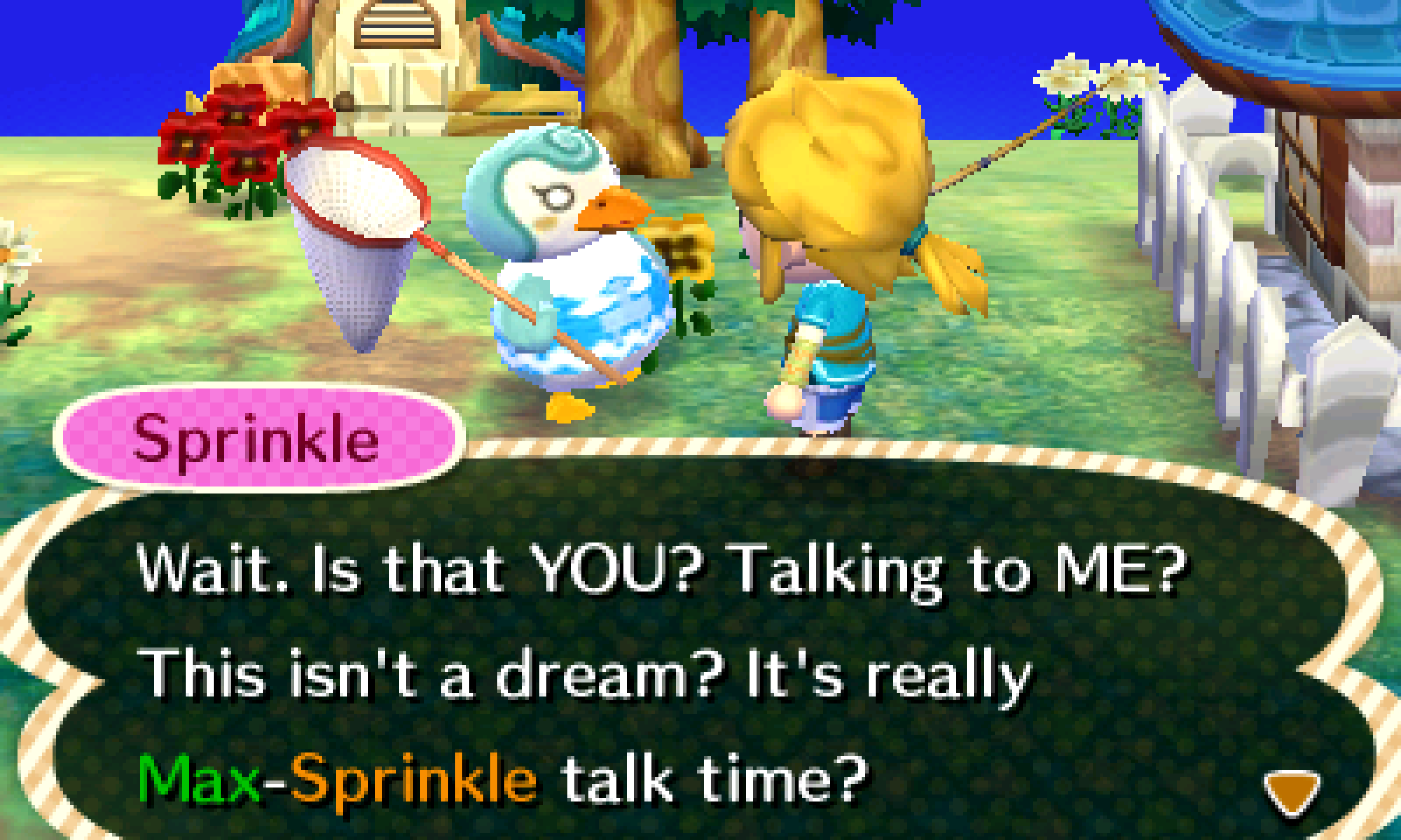 Animal Crossing: New Leaf at a 9x scale