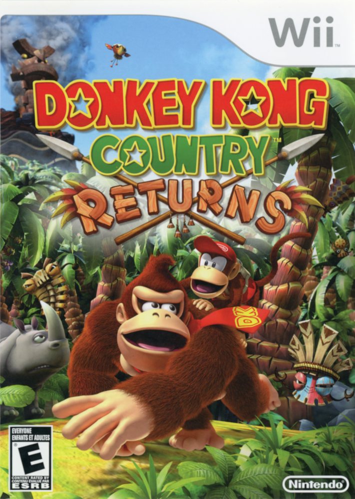 Donkey Kong Country Returns Box Art - Front
