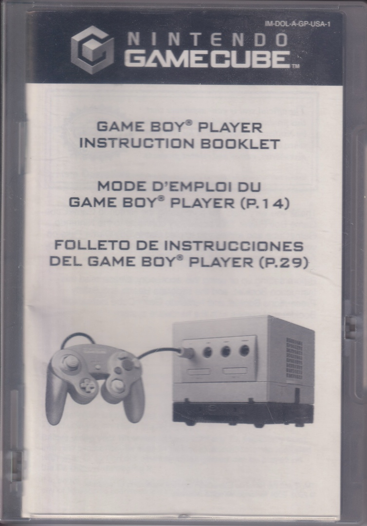 Game Boy Player Start-Up Disc Box Art - Front