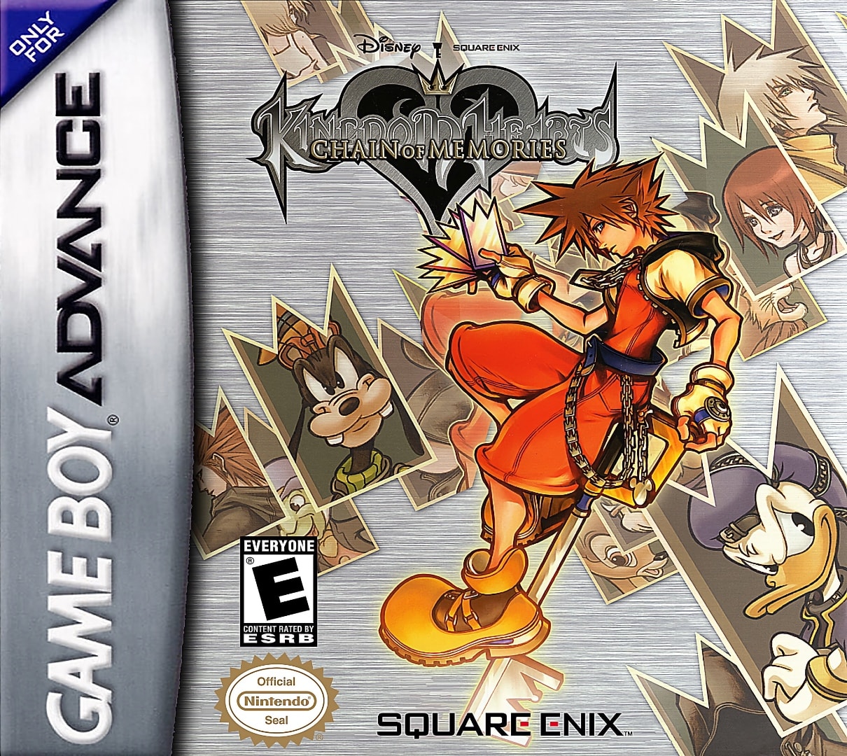 Kingdom Hearts Chain of Memories Box Art - Front