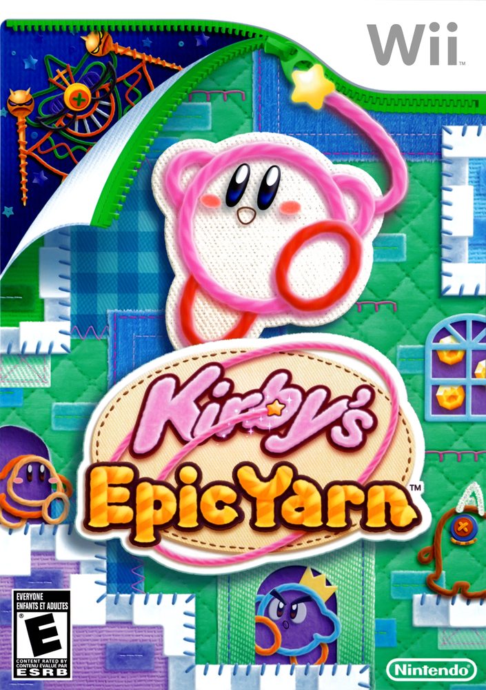 Kirby's Epic Yarn Box Art - Front