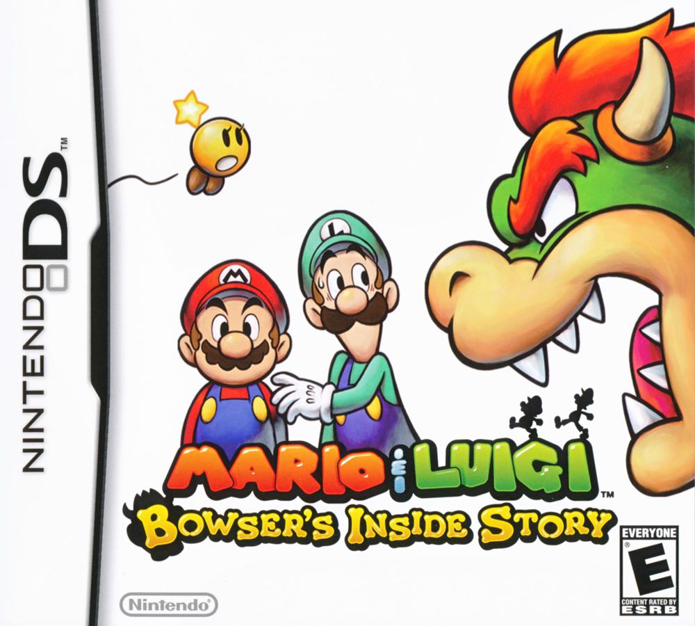 Mario & Luigi - Bowser's Inside Story Box Art - Front