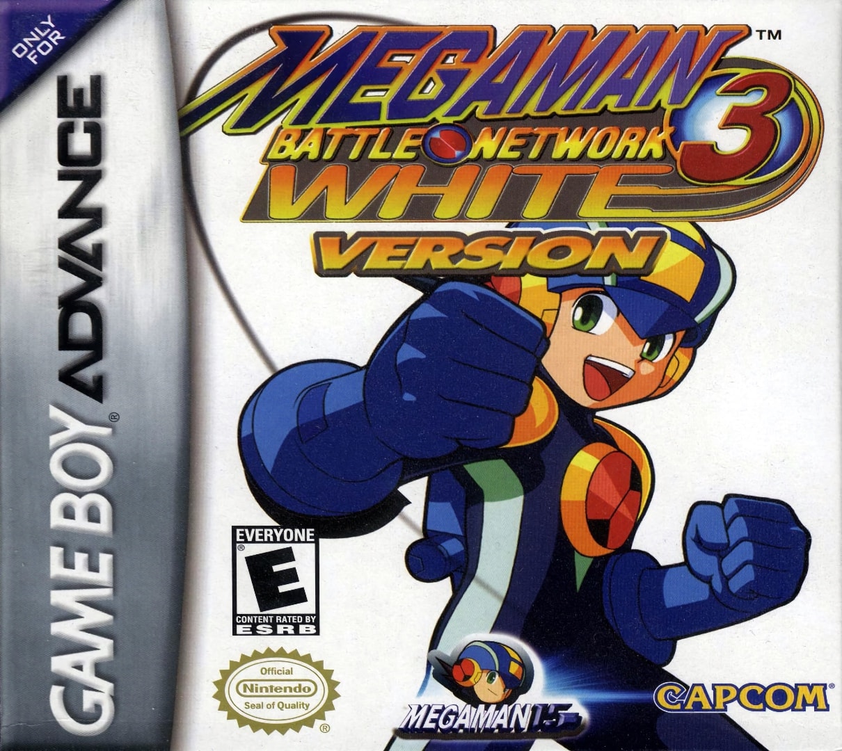 Mega Man Battle Network 3 White Box Art - Front