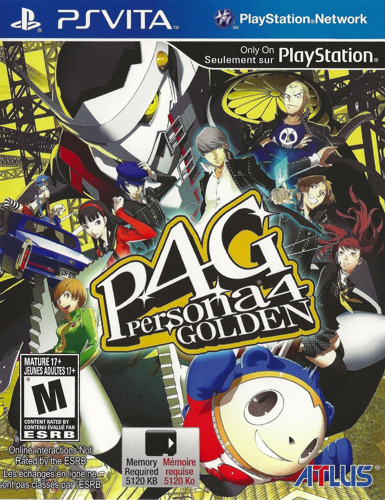 Persona 4 Golden Box Art - Front