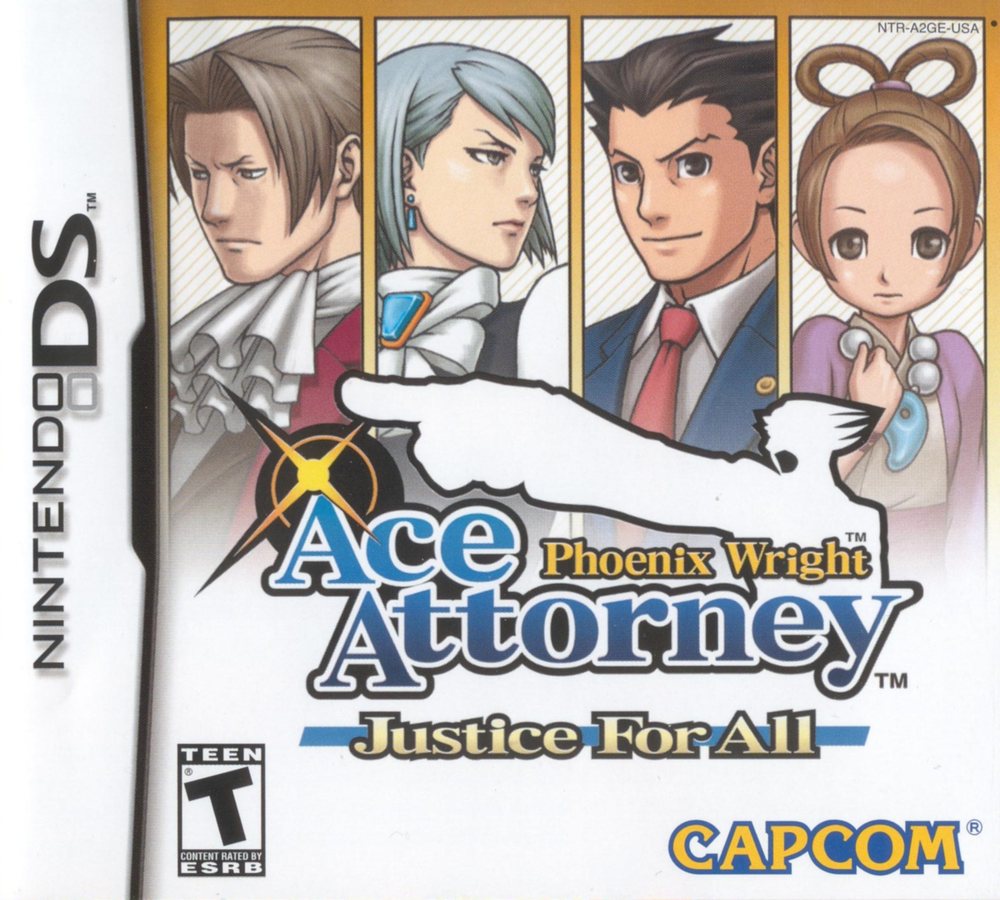 Phoenix Wright - Ace Attorney – Justice for All Box Art - Front