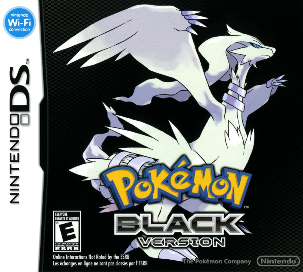 Pokémon Black Version Box Art - Front