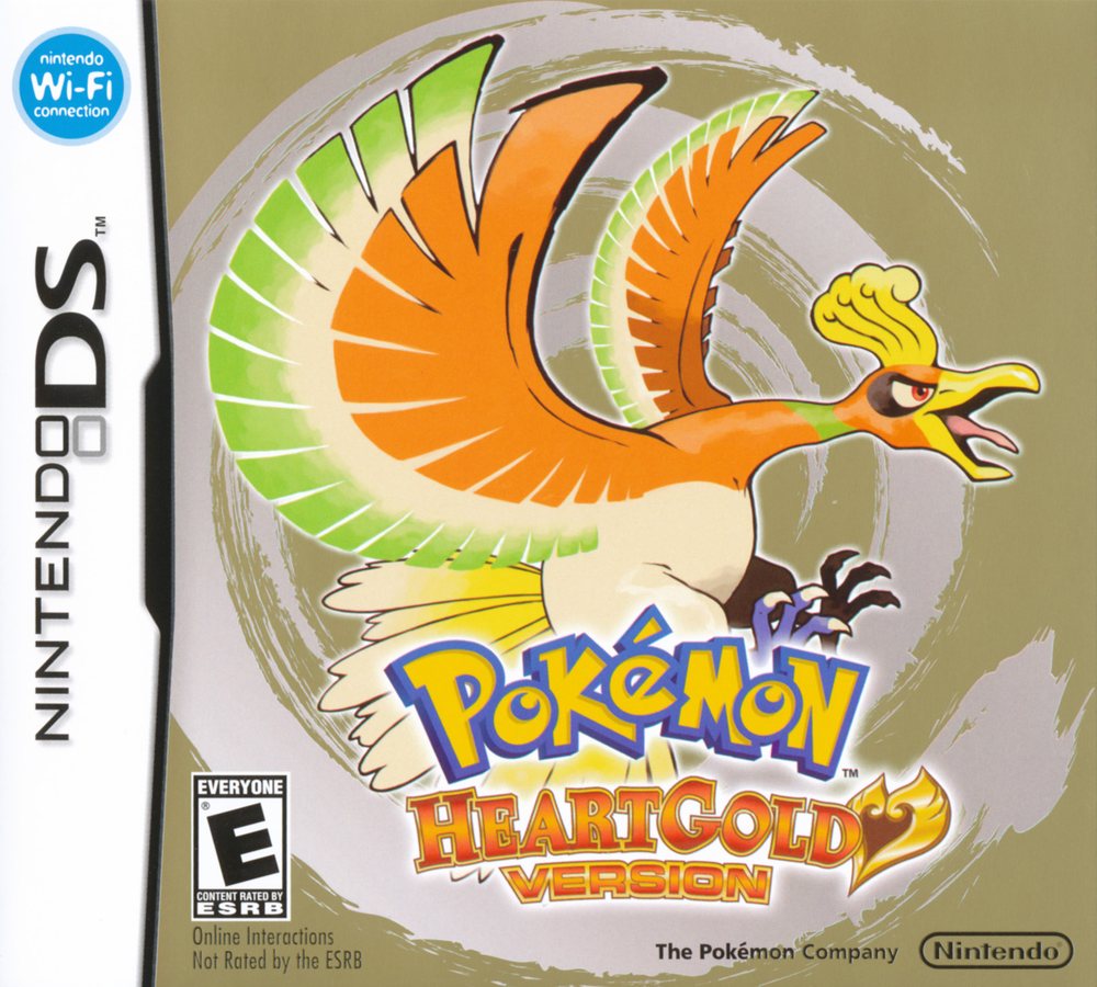 Pokémon HeartGold Version Box Art - Front