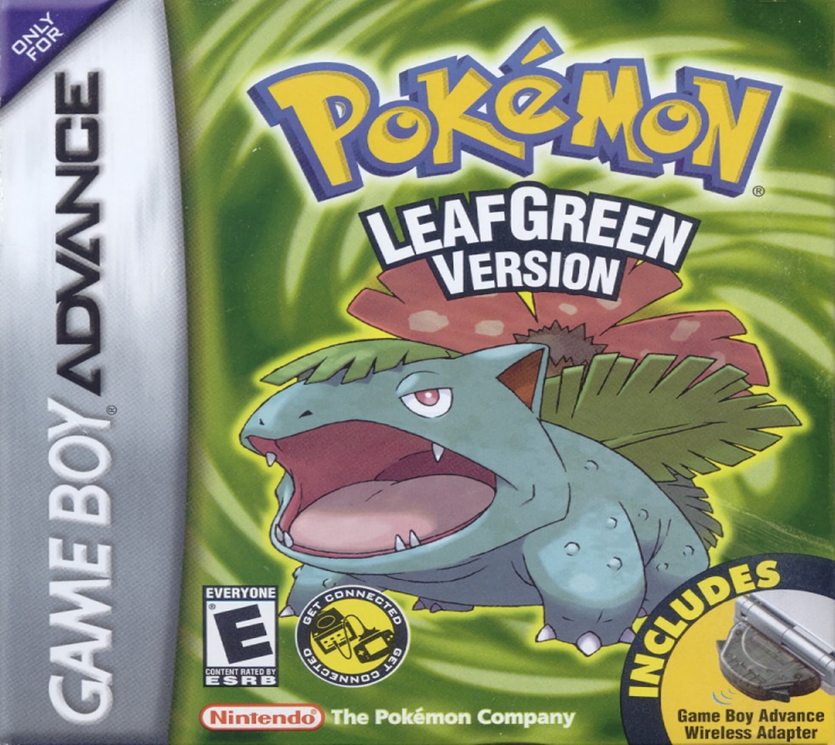 Pokémon LeafGreen Box Art - Front