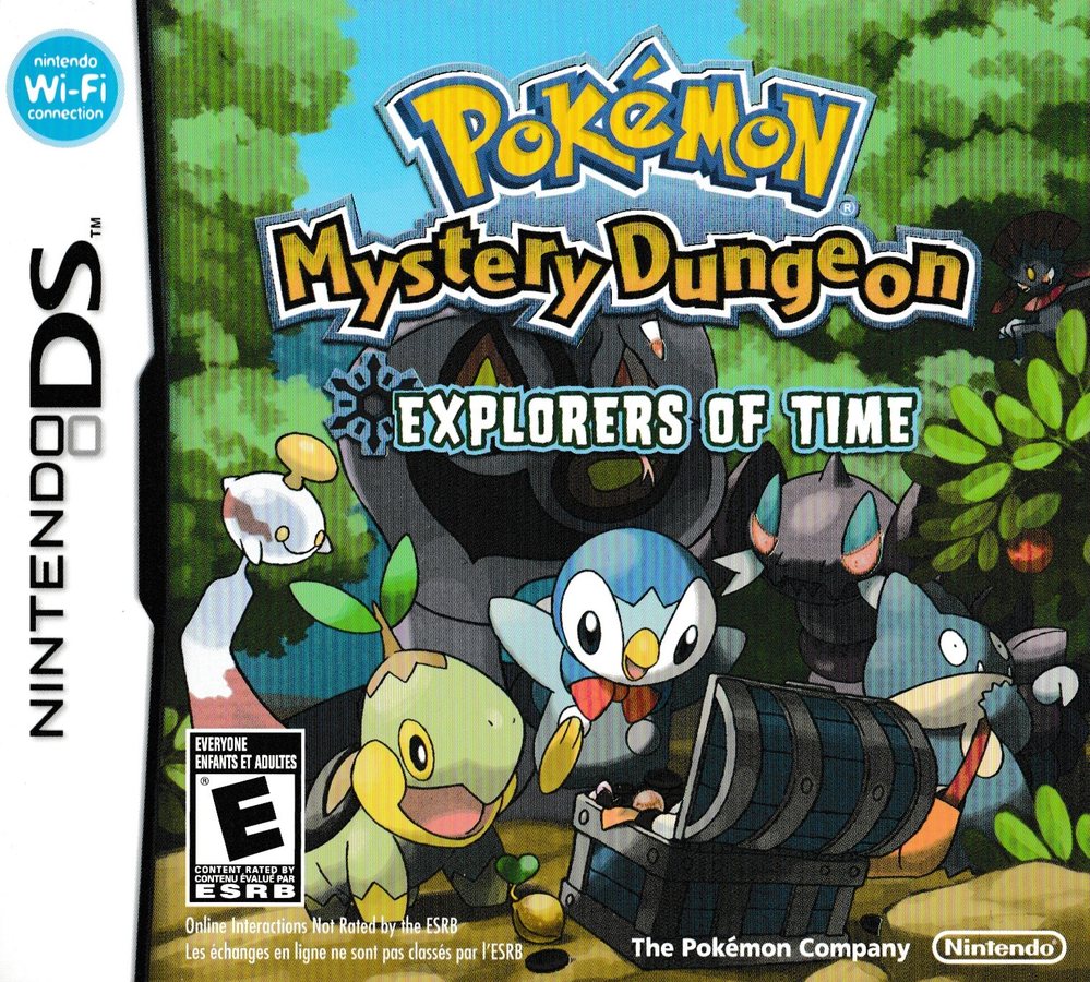 Pokémon Mystery Dungeon - Explorers of Time Box Art - Front