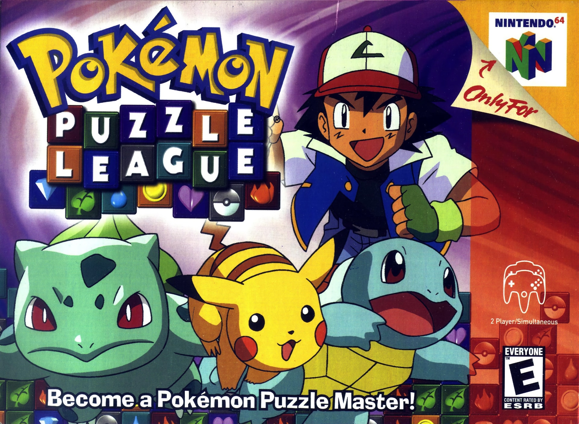 Pokémon Puzzle League Box Art_Front