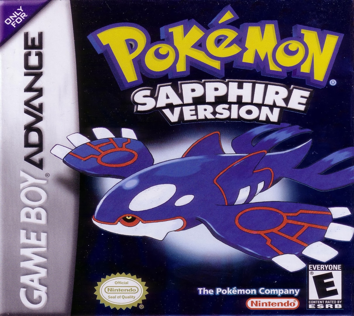 Pokémon Sapphire Box Art - Front