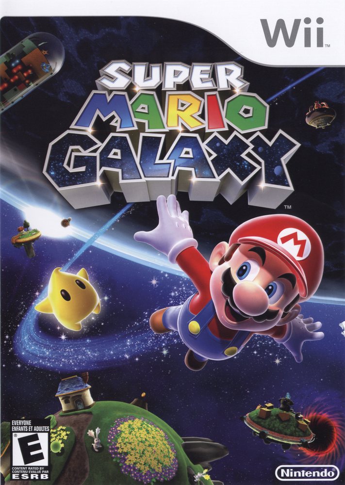Super Mario Galaxy Box Art - Front