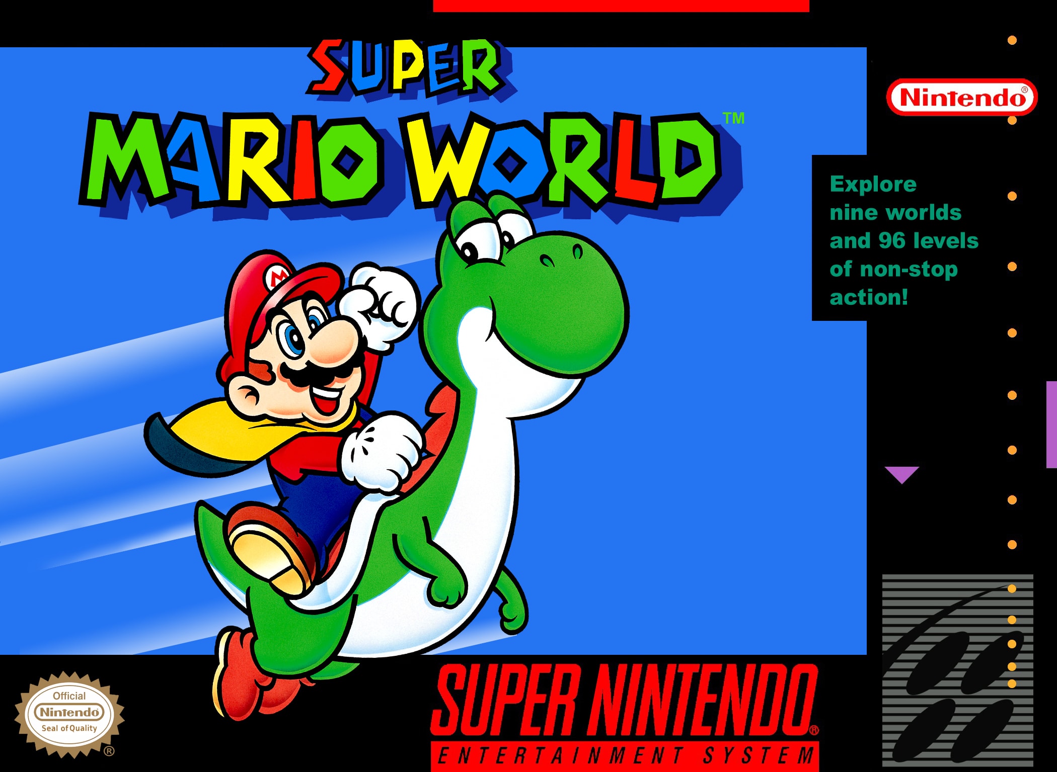 Super Mario World Box Art_Front