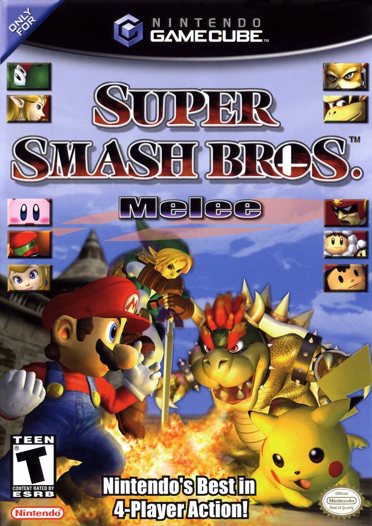 Super Smash Bros. Melee Box Art - Front